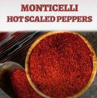 Monticelli Hot Scaled Pepper 5kg