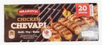 Mrakovic Chevapi Chicken 20 pieces