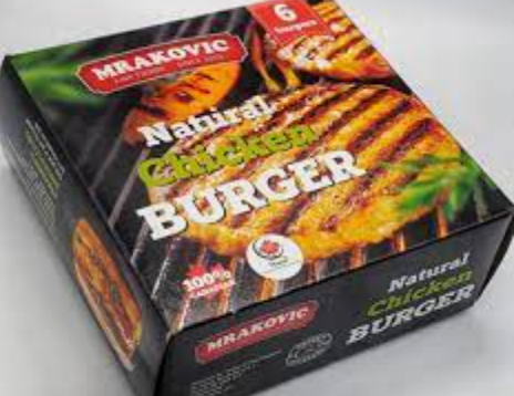 Mrakovic Natural Chicken Burger 6pieces