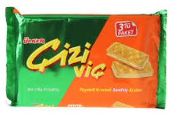 Ulker Cizivic sandwich crackers with cheese cream 264gr