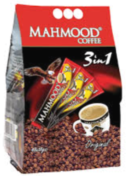 Mahmood Coffee 3in1 Stick Plastic Bag 48x18g