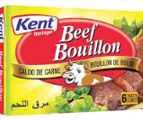 Kent Boringer Beef Flavored Cube Bouillon 6x10g