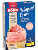 Domo Chantilly Whipped Cream Strawberry 72gr