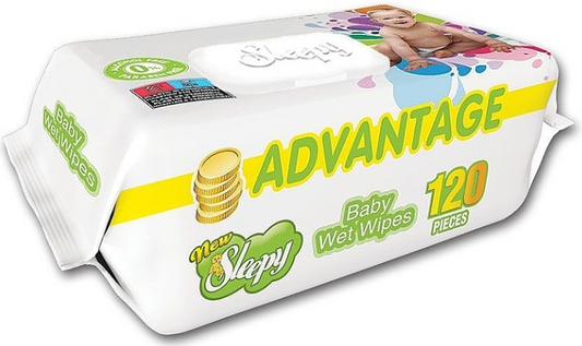 Sleepy Advantage Baby Wet Wipes 120 pieces
