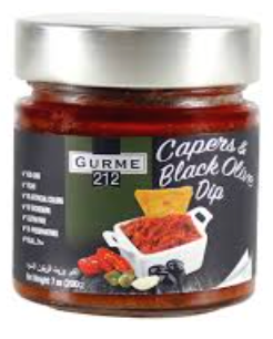 Gourmet 212 Capers&Black Olive Dip 200g