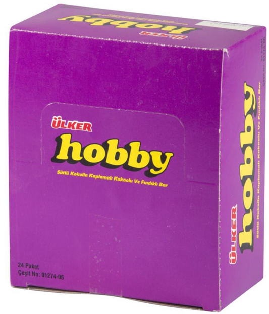 Ulker Hobby Chocolate Bar BOX 25gx24