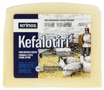 Krinos Kefalotiri Cheese wedge 200g