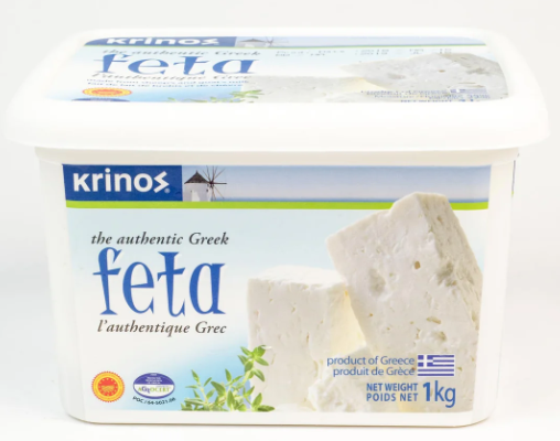 Krinos Traditional Feta Cheese 1kg