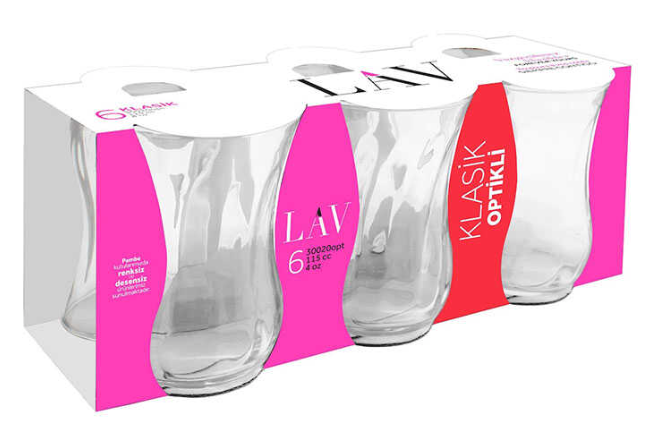 Lav Tea Glass Clasic 6pieces