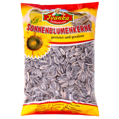 Ivanka Sunflower Seeds Sonnenblumenkerne Roasted&Salted 400g