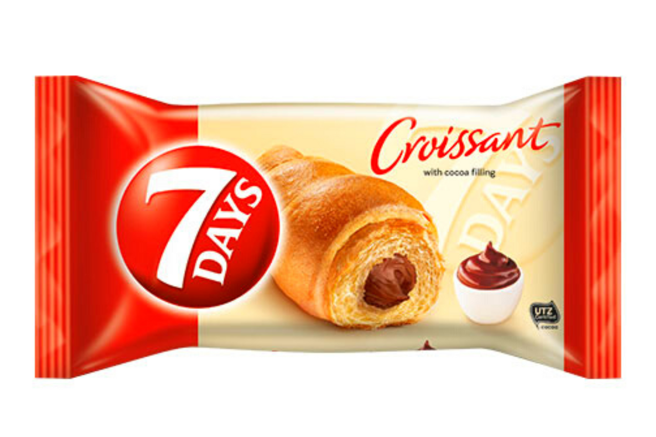 7Days Croissant with cocoa filling 75g