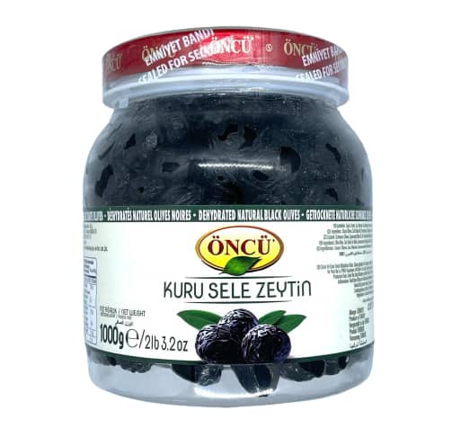 Oncu Dried Natural Black Olives 1000g