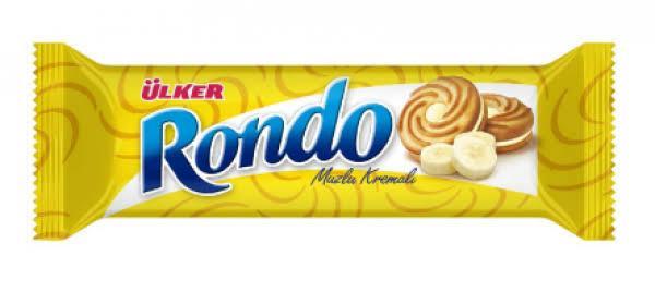 Ulker Rondo Banana Cream Biscuits 61g