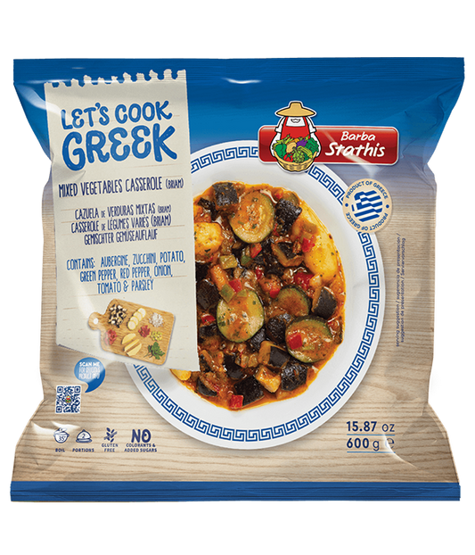 Barba Stathis Let's Cook Greek Mixed Vegetables Casserole 600g