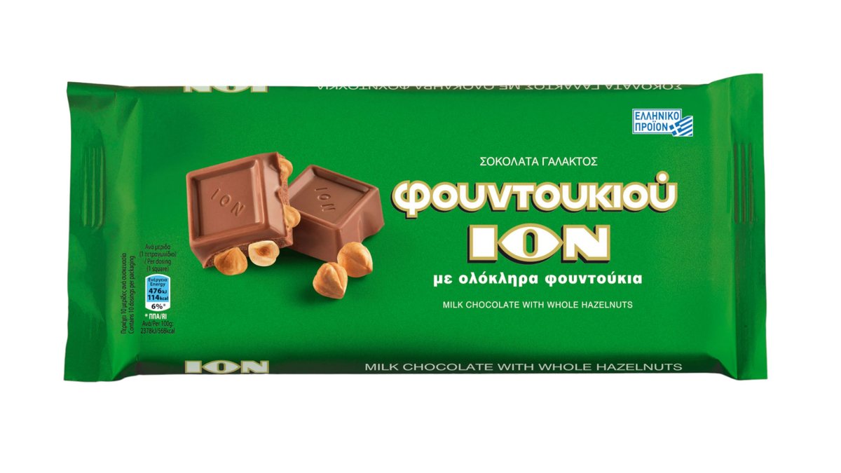 Ion Milk Chocolate with hazelnuts 200g
