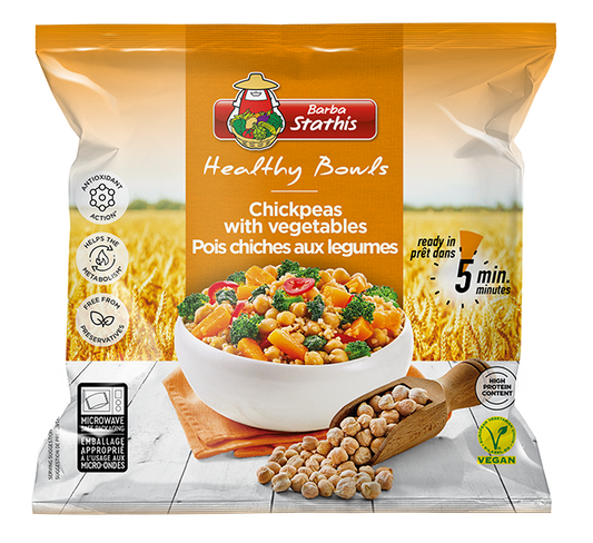 Barba Stathis Healthy Bowls Chickpeas with Vegetables 400g