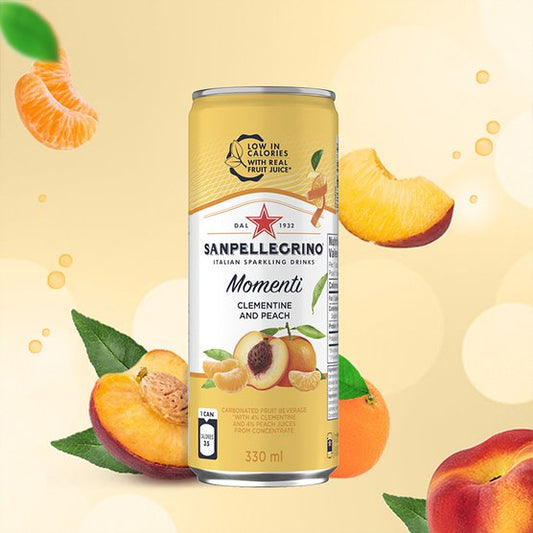 Sanpellegrino Clementine&Peach 330ml can