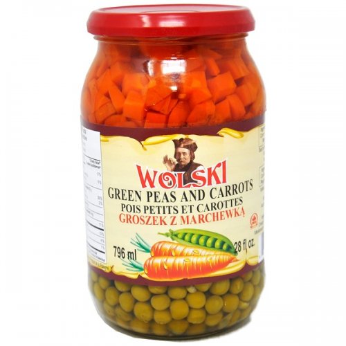 Wolski Green Peas and Carrots 796ml