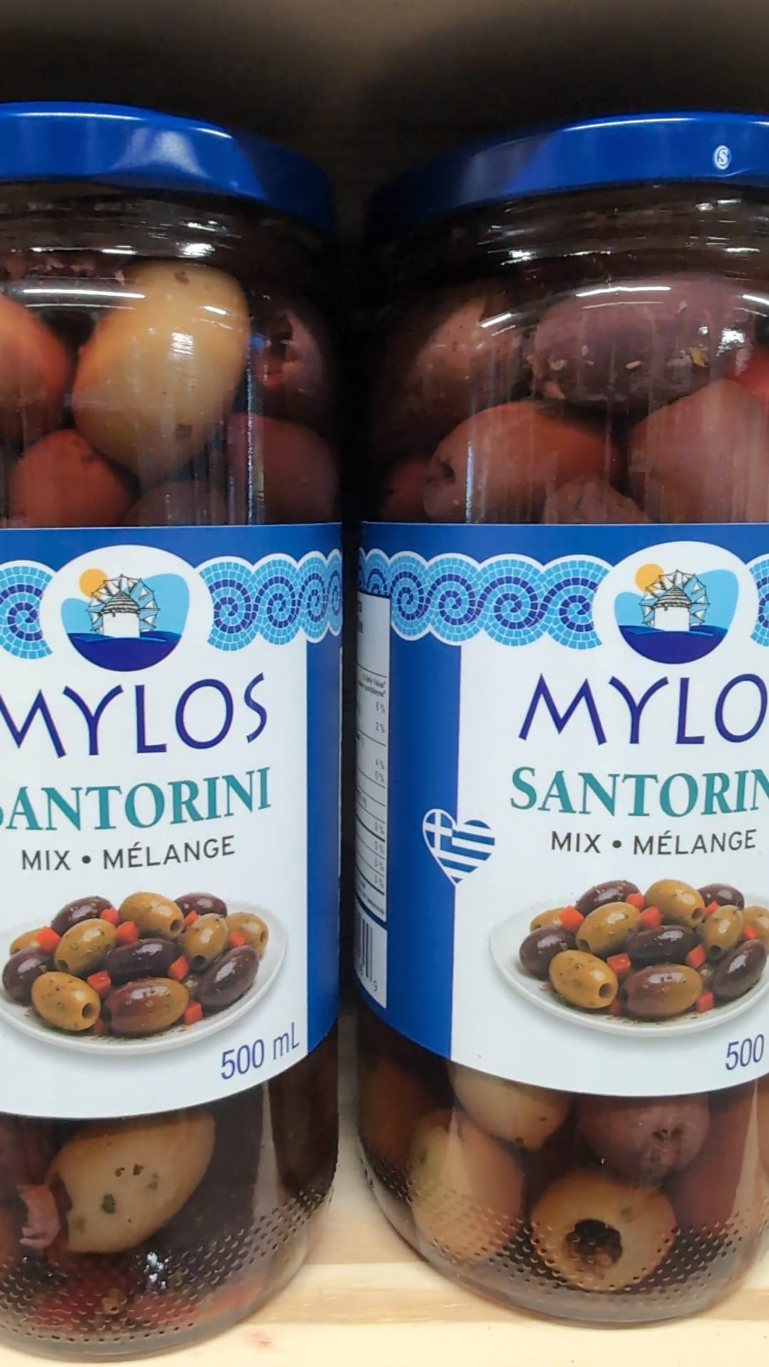 Mylos Santorini Olives mix 500ml