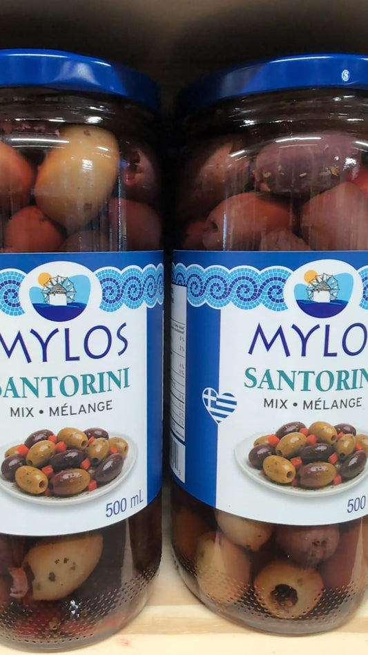 Mylos Santorini Olives mix 500ml