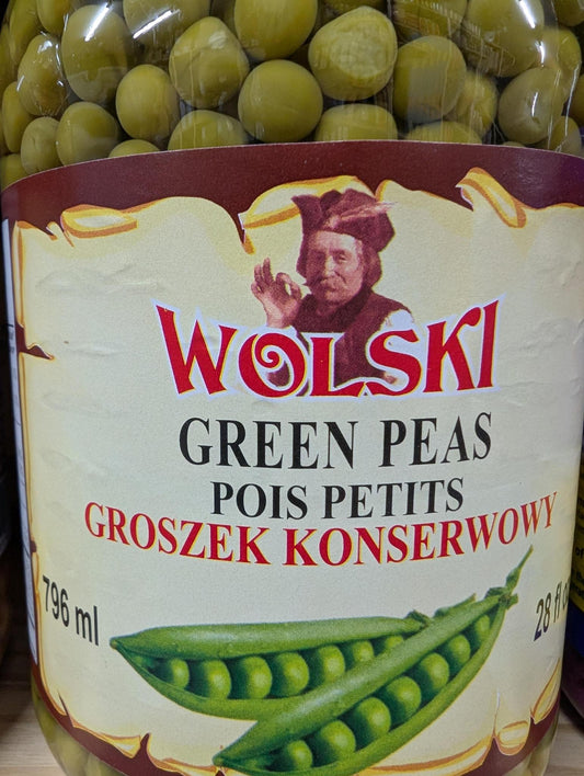 Wolski Green Peas 796ml