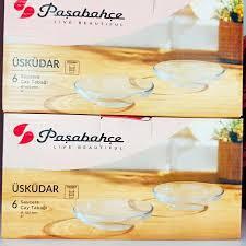 Pasabahce Uskudar Tea Plates 6pieces