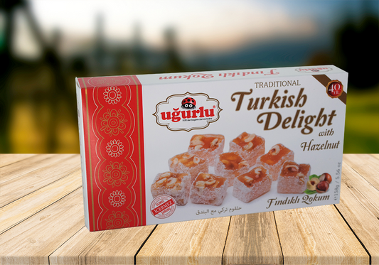 Ugurlu Turkish Delight with hazelnut 350g