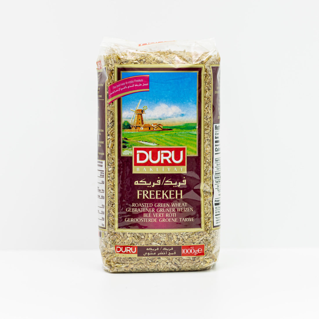 Duru Freekeh Roasted Green Wheat 1kg