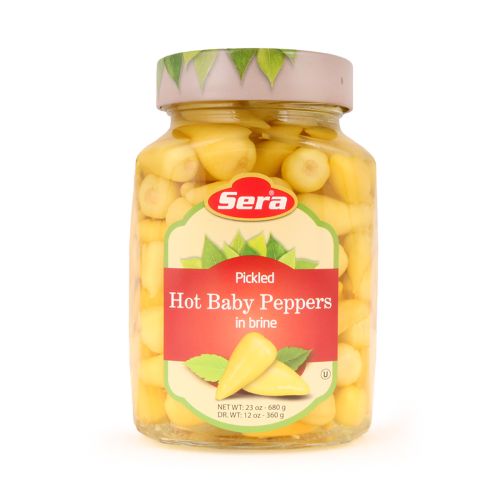 Sera Pickled Hot Baby Peppers 680g