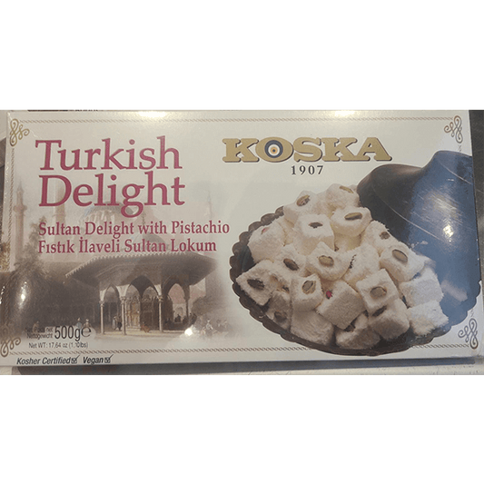 Koska Turkish Delight Sultan with pistachio 500g