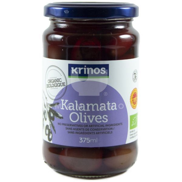 Krinos Organic Kalamata Olives 375ml