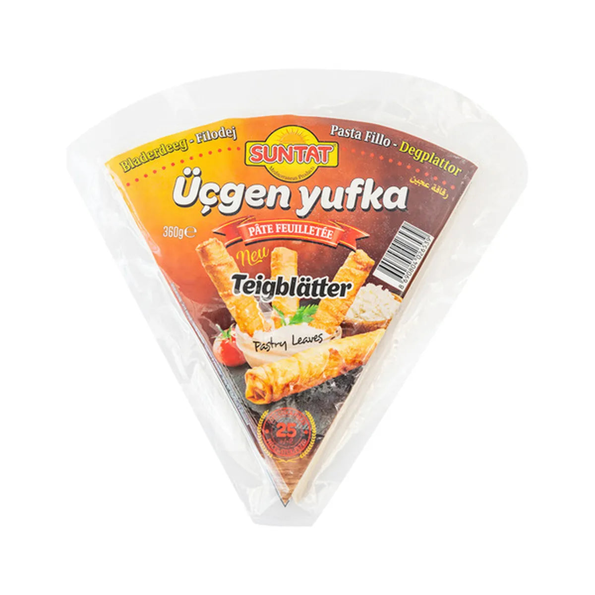 Suntat Phyllo Triangle Yufka Pastry Leaves 360g