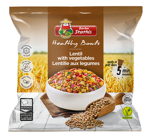 Barba Stathis Healthy Bowls Lentil with Vegetables 400g