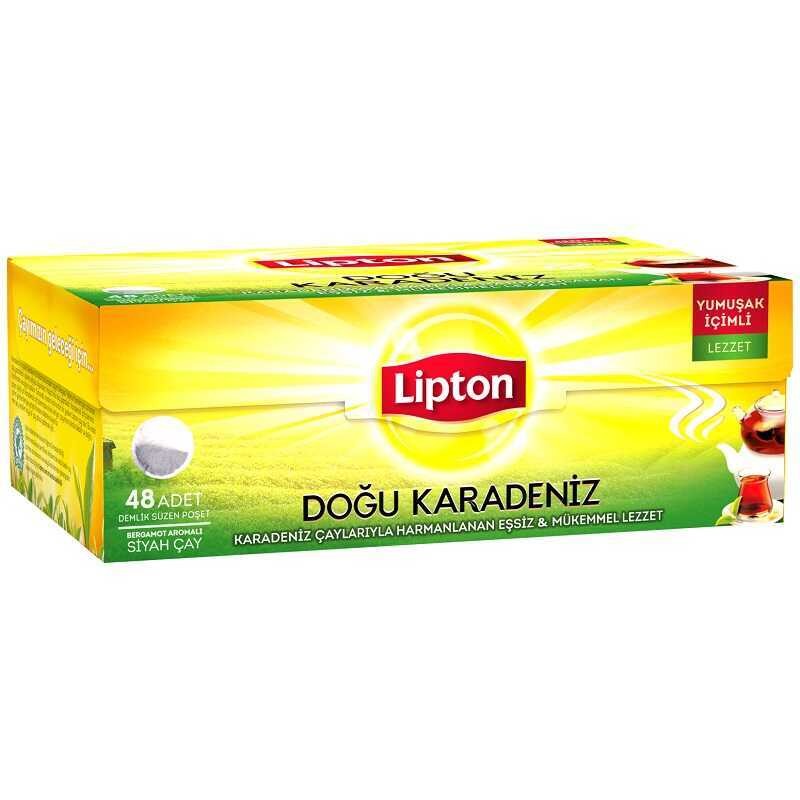 Lipton Dogu Karadeniz Black Tea in teapot bags Earl Grey Flavored