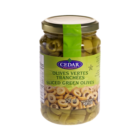 Cedar Sliced Green Olives 250ml