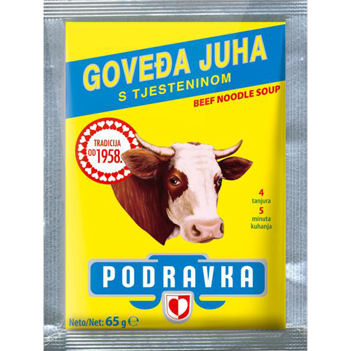 Podravka Beef Soup with noodles 65g