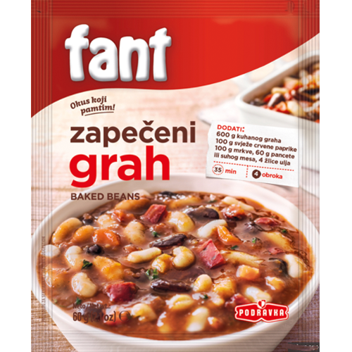 Podravka Fant Baked Beans 60g