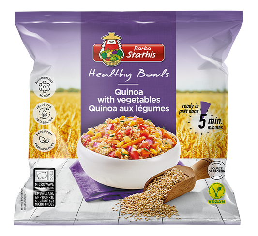 Barba Stathis Healthy Bowls Quinoa with Vegetables 400g