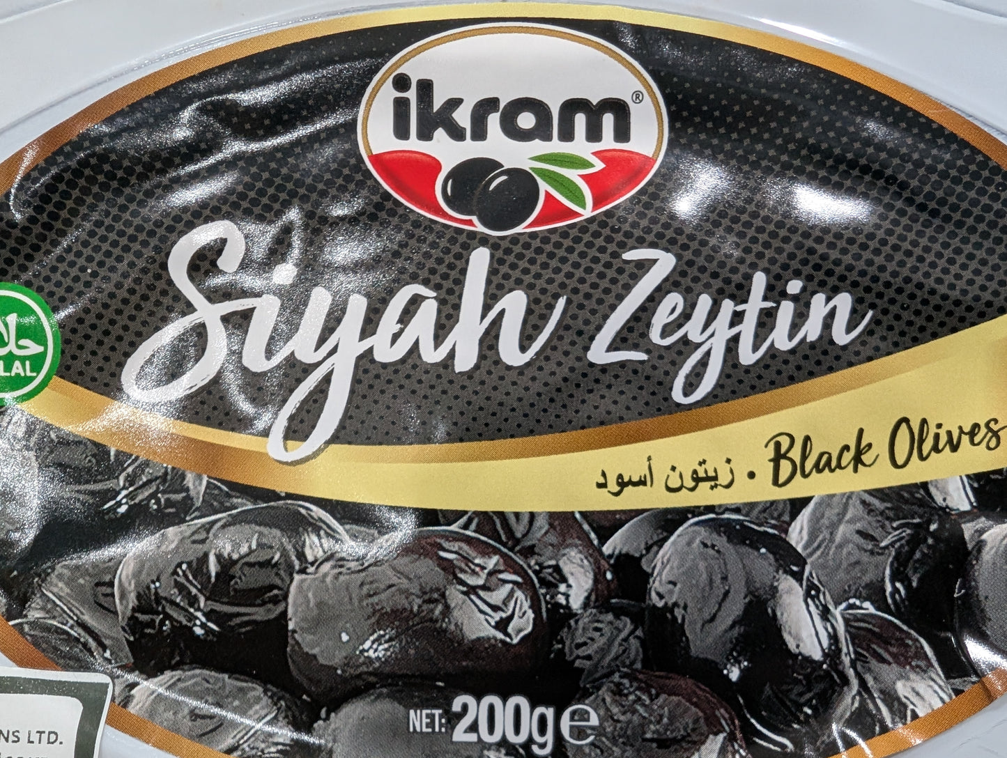 Ikram Black olives with sauce 200g