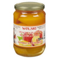 Wolski Peaches in Light Syrup 720ml