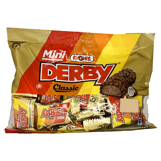 Ion Mini Derby classic  milk chocolate bar 210g
