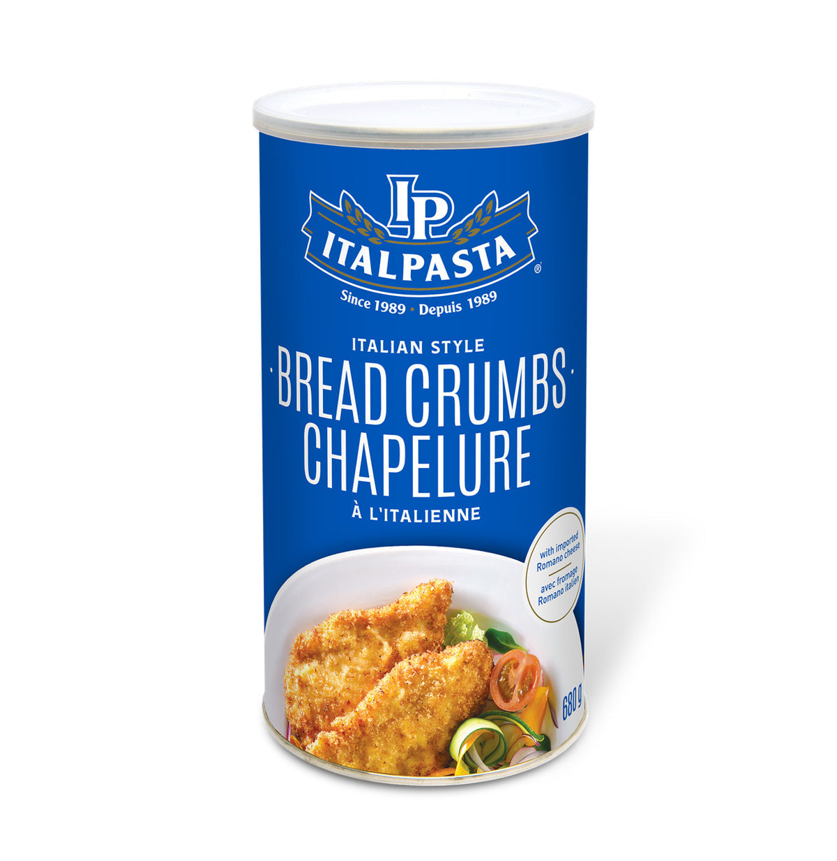 Italpasta Bread Crumbs with Romano cheese 680g