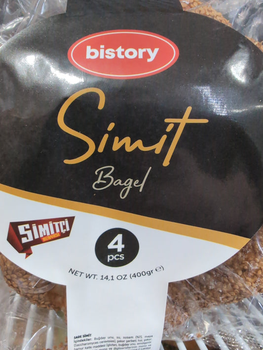 Bistory Turkish Bagel Simit 4pack