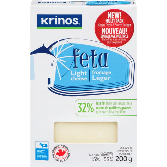 Krinos Light Feta Cheese cow 200g