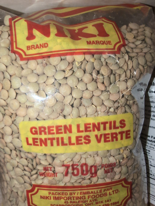 Niki Green Lentils large 750g