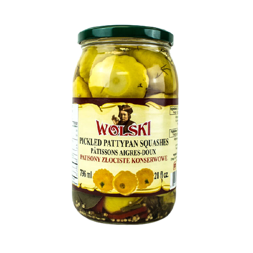 Wolski Pickled Pattypan Squashes 796ml