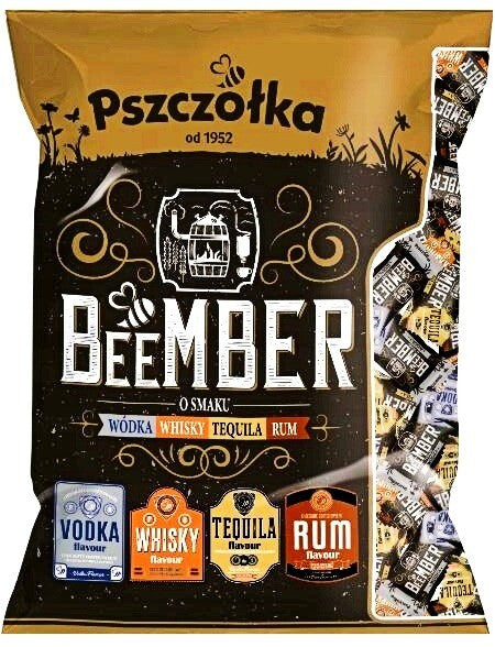 Pszczolka Beember Candies with alcohol 100g