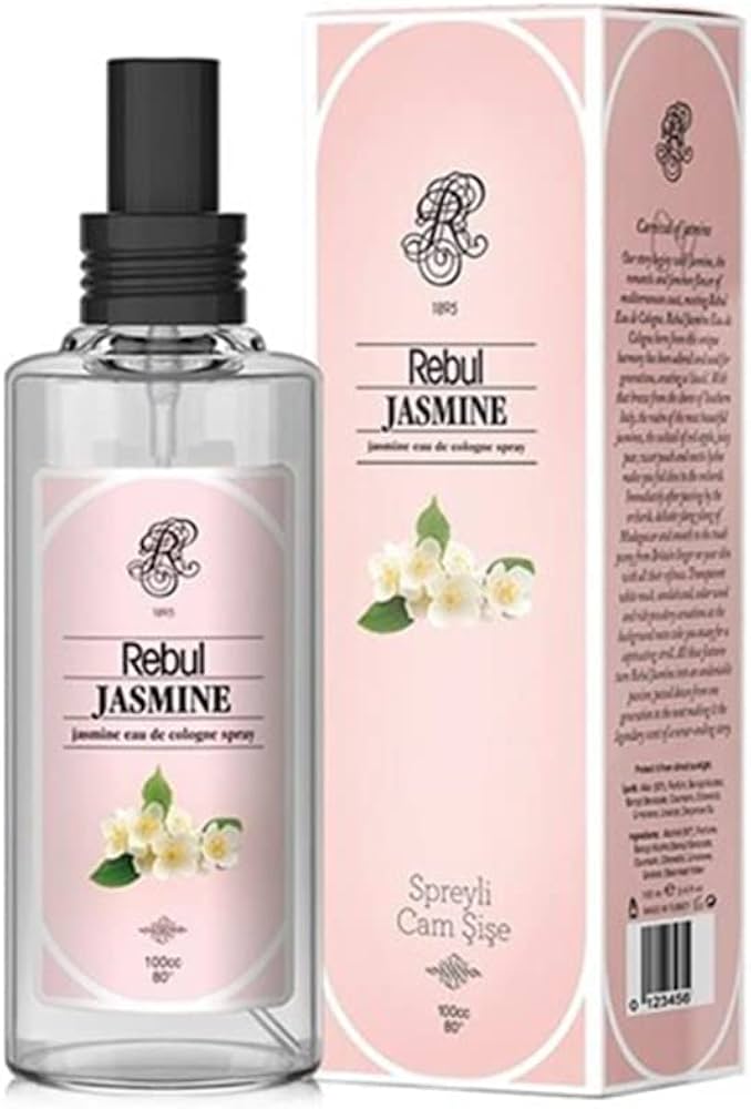 Rebul Cologne Spray Jasmine glass bottle 100ml