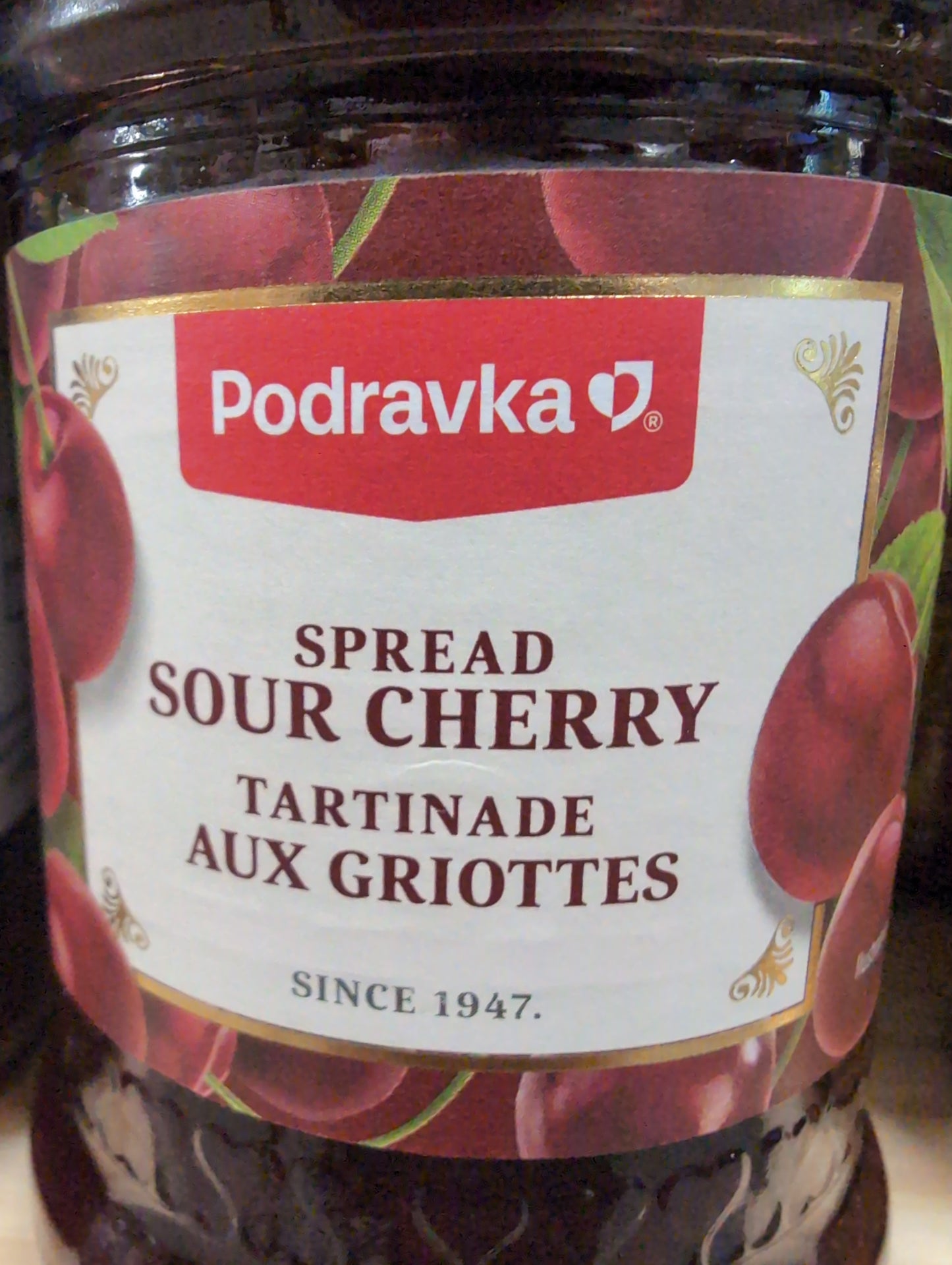 Podravka Sour Cherry Spread 314ml
