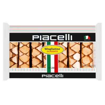Piacelli Puff Pastry Sfogliatine Glassate 200g